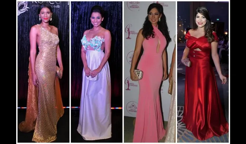 Pasarela en Miss Panamá. 