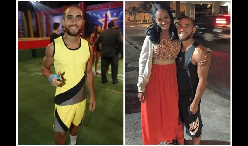 Modelo a certamen de belleza. 