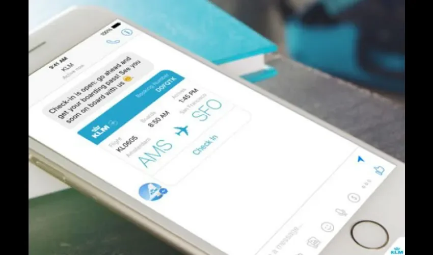 Se usará el messenger para enviar todos los documentos de viaje e información importante