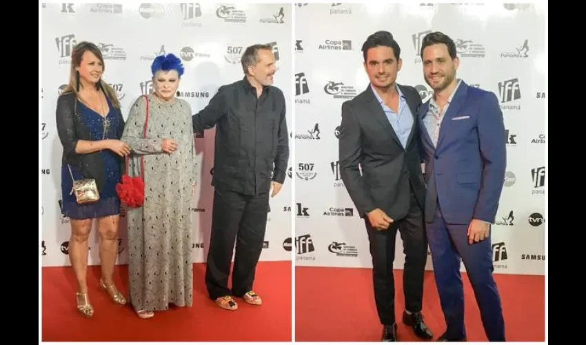 celebridades del cine mundial. 