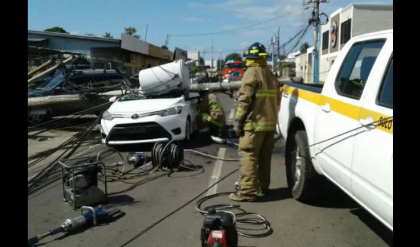 Accidente en Santiago 