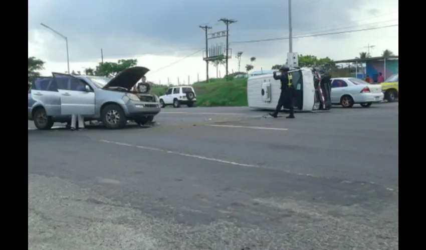 Accidente en San Carlos 