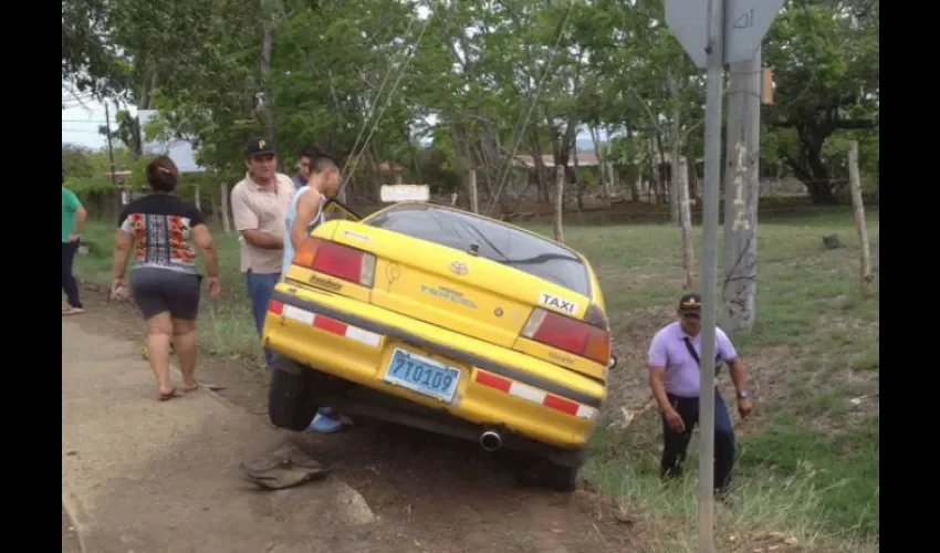 Accidente en Las Tablas 