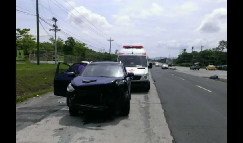 Accidente en San Carlos 