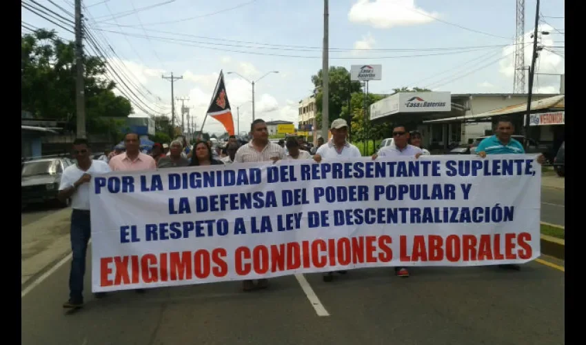 Protesta en Santiago 