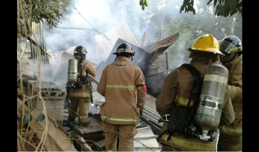 Fuego en La Chorrera 