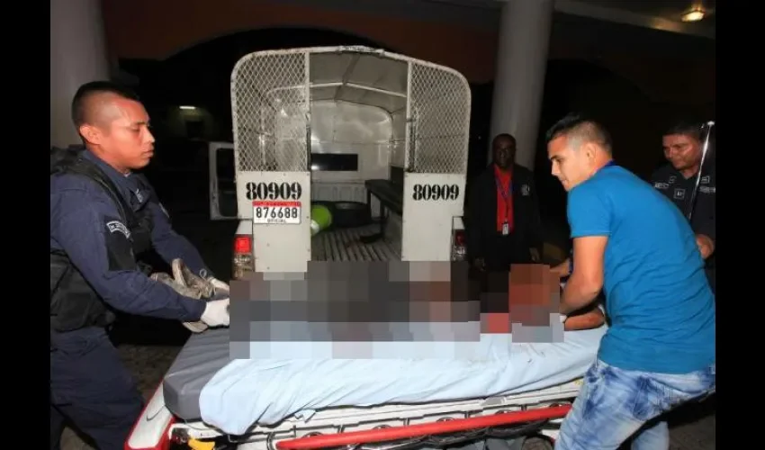 Hombre herido en vía España