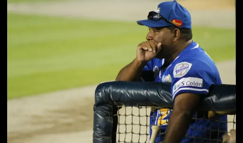 Alex Zapata, director del equipo mayor de béisbol de Colón. Foto: Fedebeis