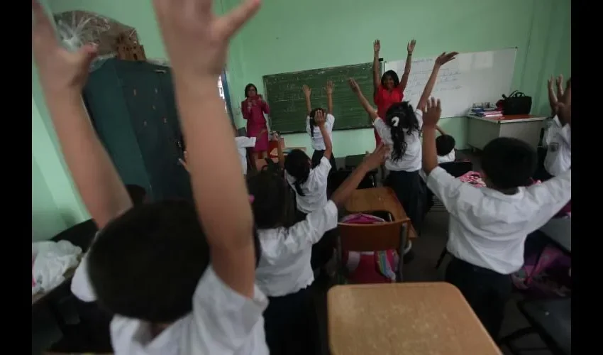 Todos deben estar en las aulas. FOTO: ARCHIVO