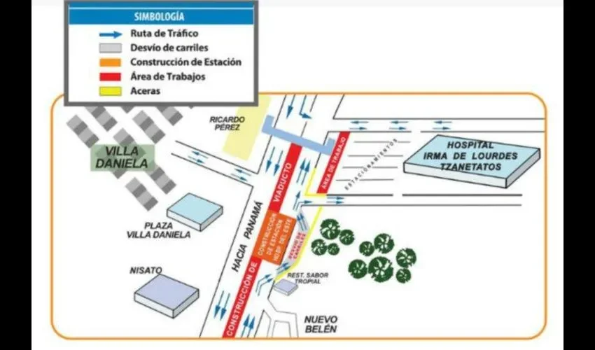 El área estará señalizada.  Foto: Cortesía