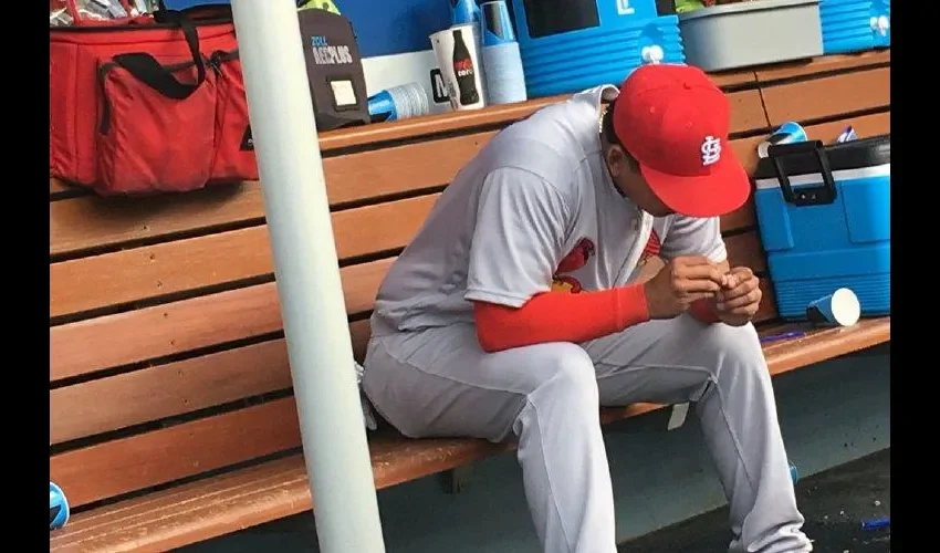 Rubén Tejada, durante un partido de los Cardenales. Enrique Rojas