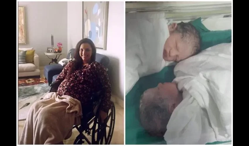 Mamá por primera vez. 