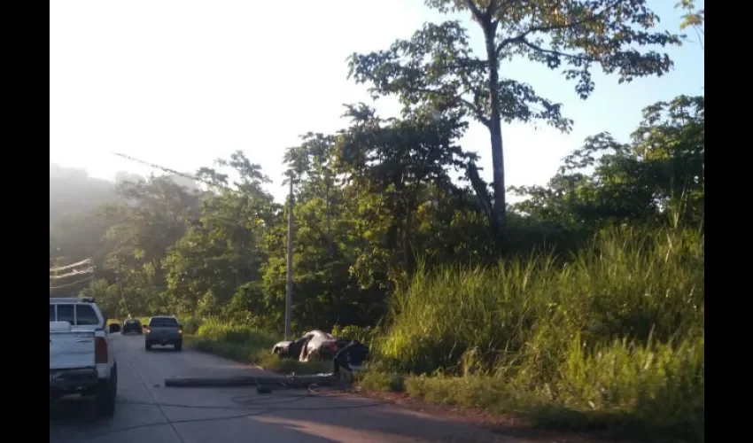 Accidente de tránsito en Cerro Patacón 