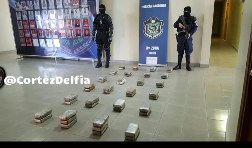 Decomisan droga en Colón 