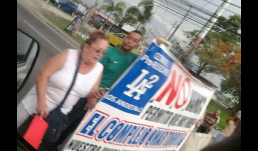 Protesta en Juan Díaz 