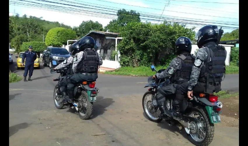 Policia Nacional en Chiriquí 