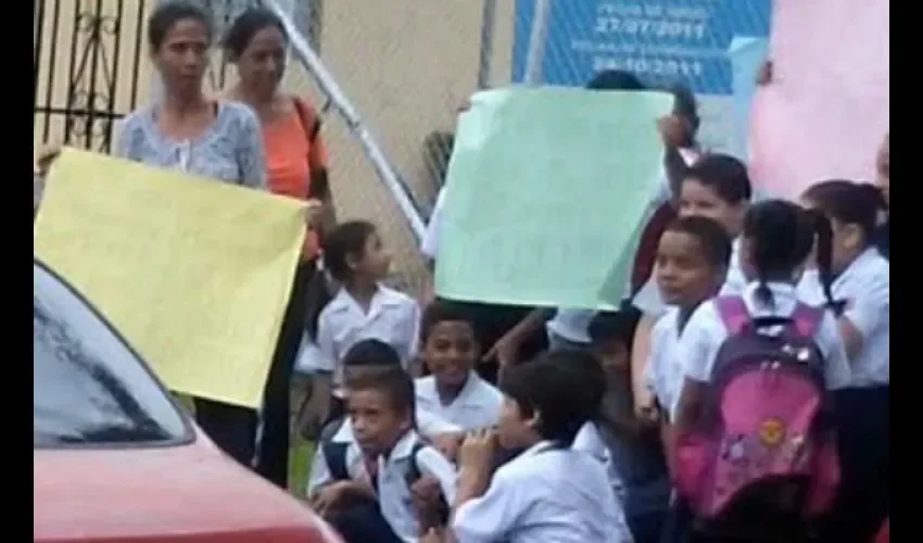 Protesta en Los Santos