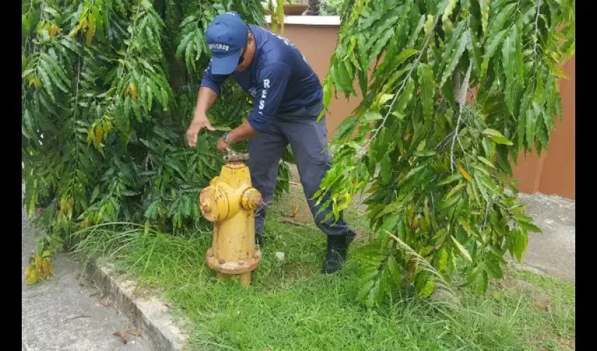 Hidrantes en Arraiján