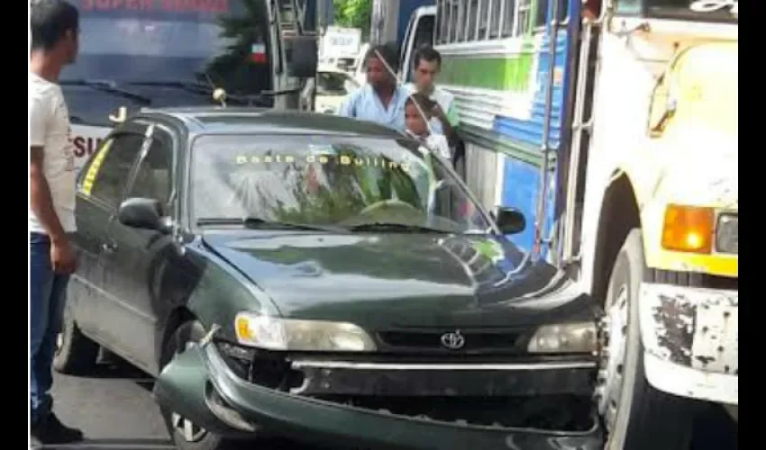 Accidente en Colón 