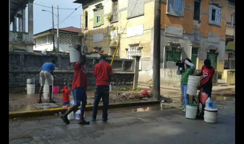 Sin agua en Colón 