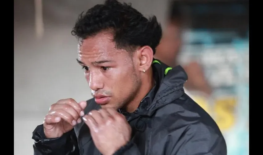 Luis "El Nica" Concepción entrena en el gimnasio José "Maco" Arboleda de la cuadra "Los Rockeros". Anayansi Gamez