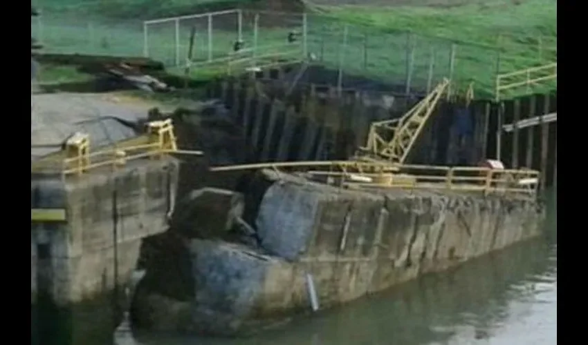 El personal de la ACP comenzó las reparaciones del alerón lateral, sin ningún tipo de impacto.