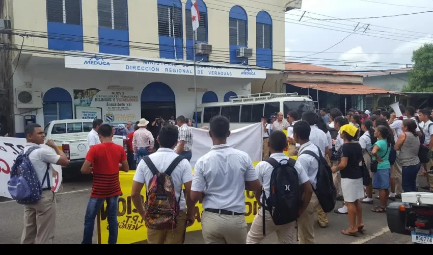 Protesta en Meduca de Veraguas