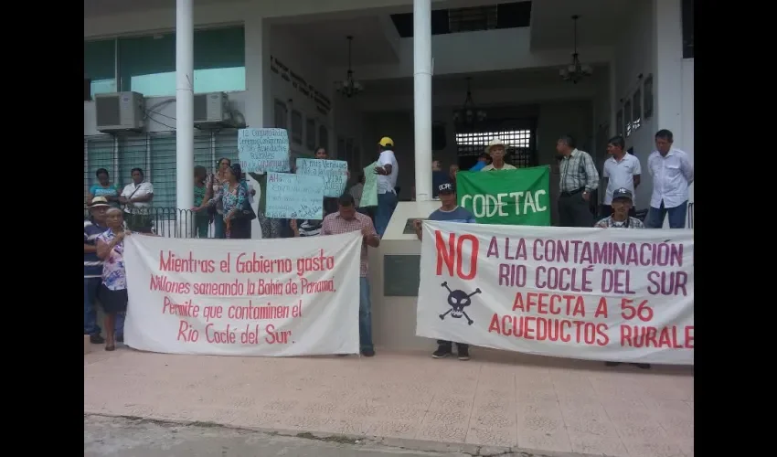 Protesta en Penonomé
