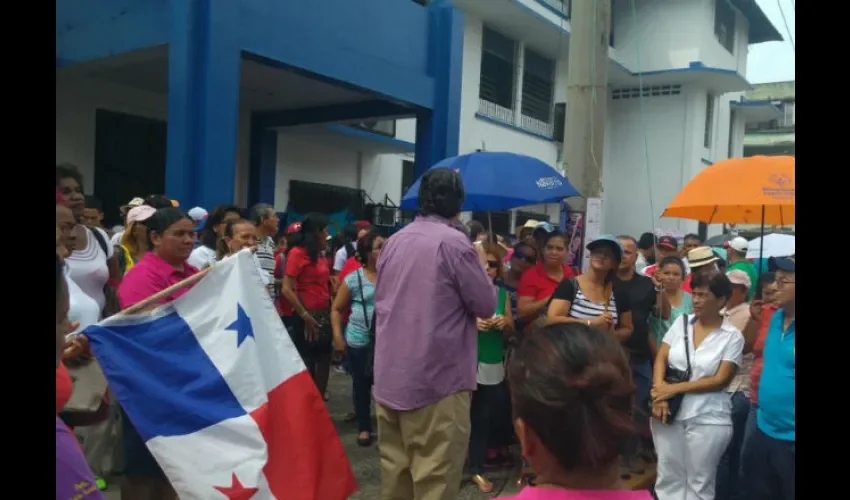 Docentes protestan en Panamá