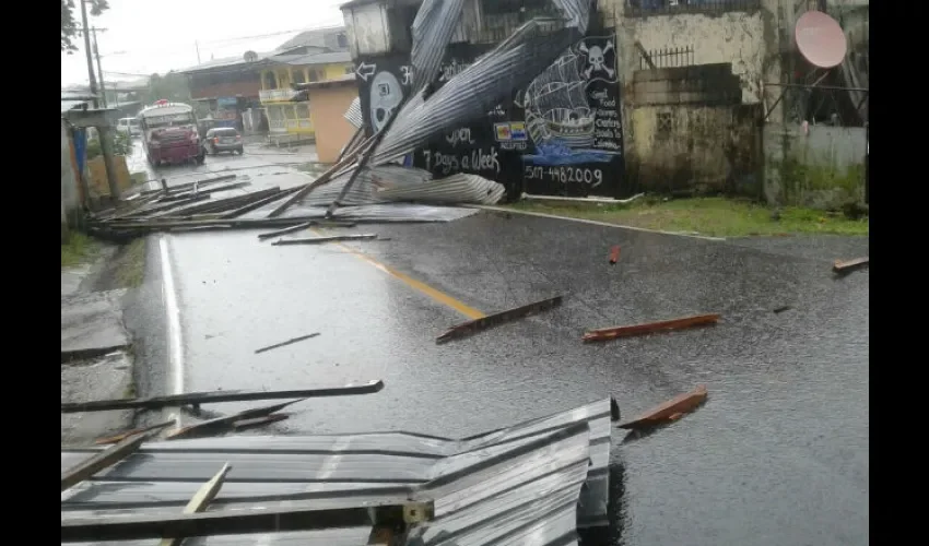 Mal tiempo en Panamá