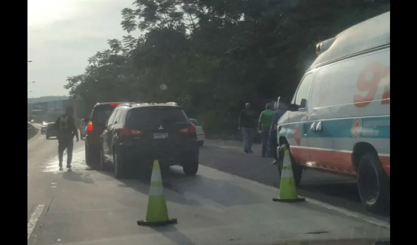 Accidente en la Vía Centenario 