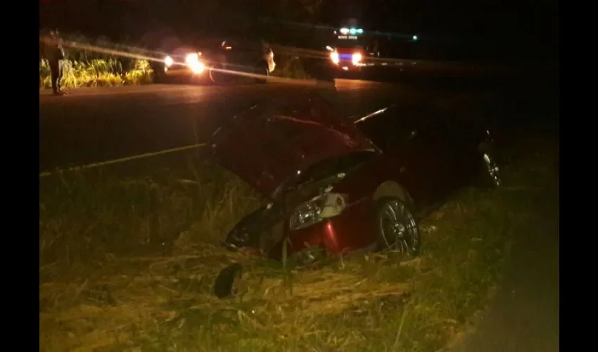 Accidente en Juan Díaz de Antón