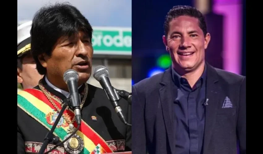 Evo Morales y Fernando del Rincón 