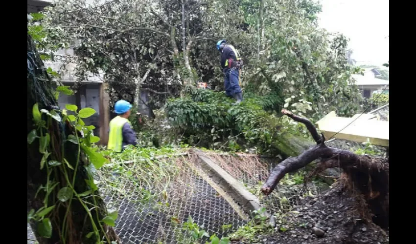 Mal tiempo en Bocas del Toro 