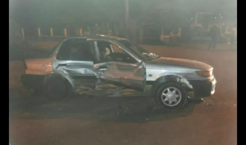 Accidente en el Ejido de Los Santos