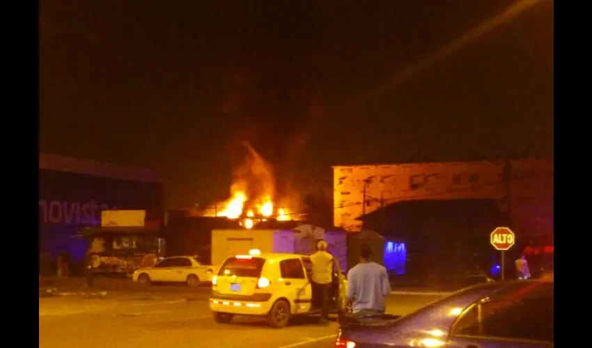 Incendio en Colón 
