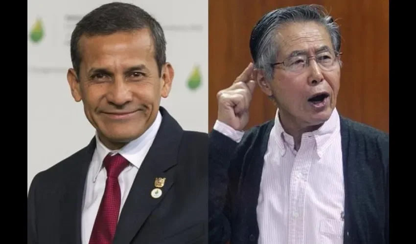Alberto Fujimori y Ollanta Humala