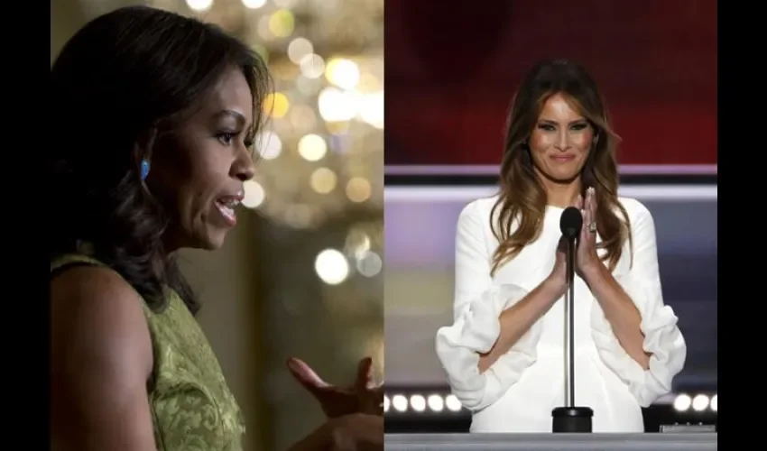 Michelle Obama y Melania Trump