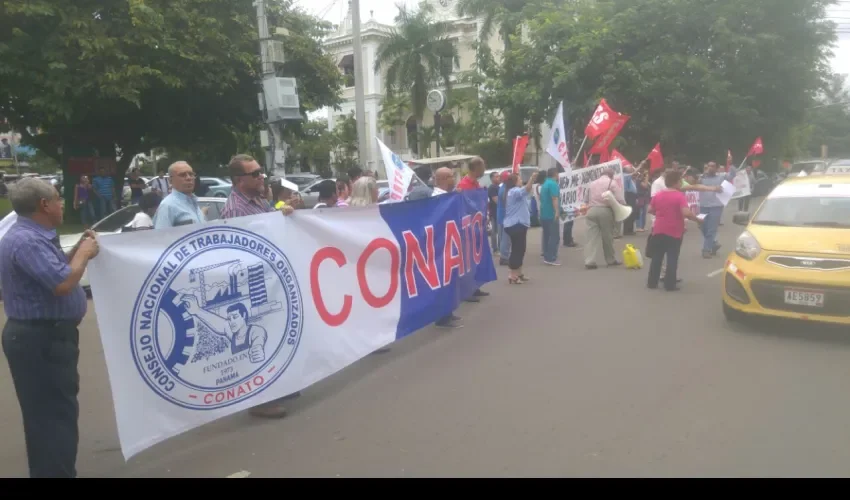 Protesta en avenida Cuba 