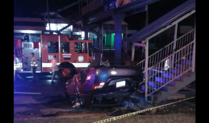 Accidente en vía Tocumen 