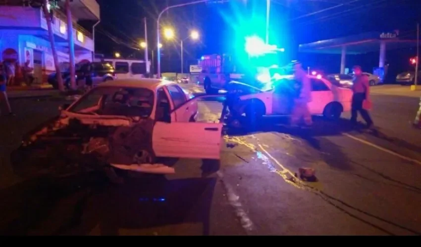 Accidente  en  Guararé y La Villa de Los Santos