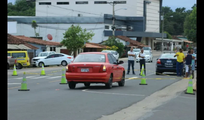 Accidente en La Arena de Chitré