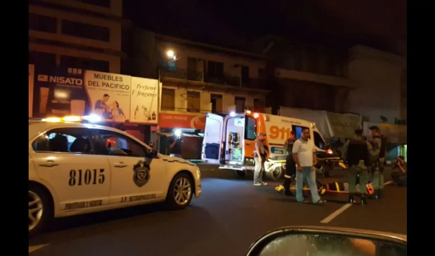 Accidente en la Plaza 5 de Mayo