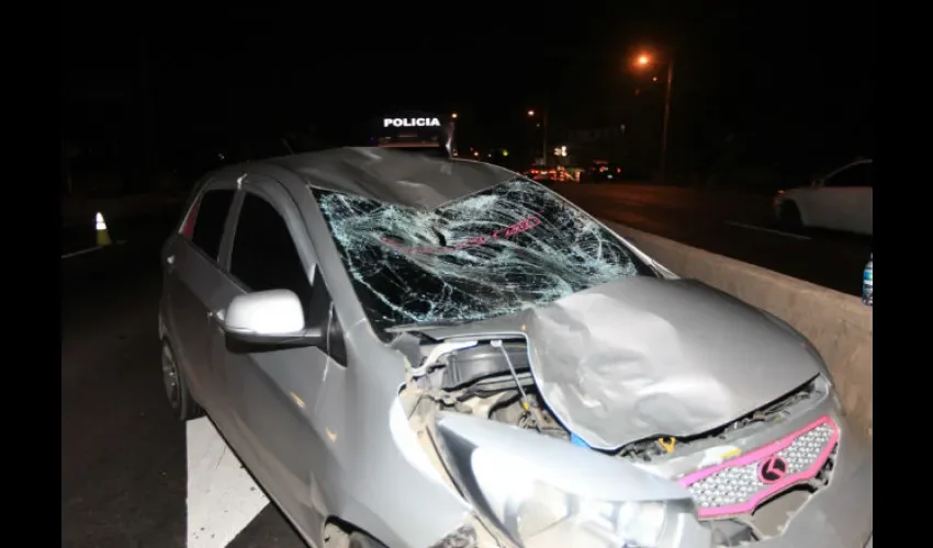 Accidente en Las 500 de San Miguelito 