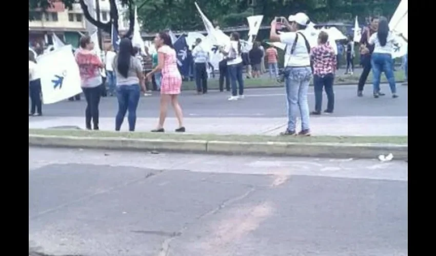 Protesta en la Universidad de Panamá