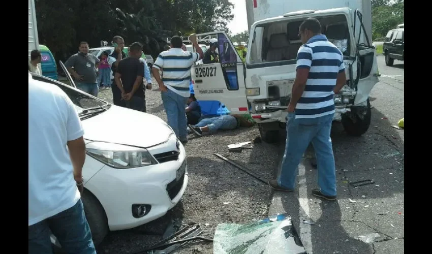 Accidente en  Bágala, Chiriquí