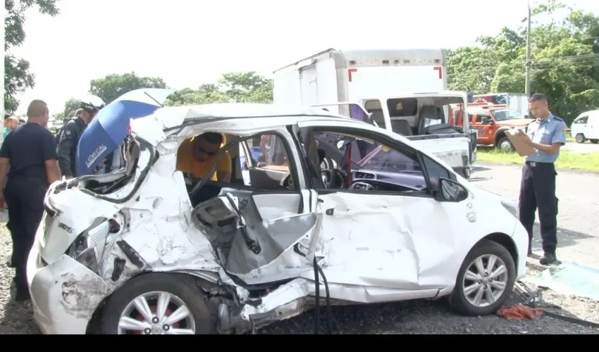Accidente en  Bágala, Chiriquí