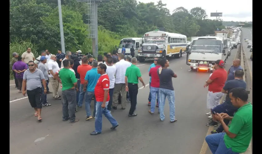 Protesta en Arraiján 