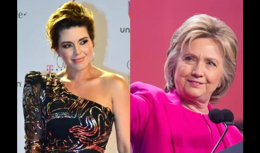  Hillary Clinton y Alicia Machado