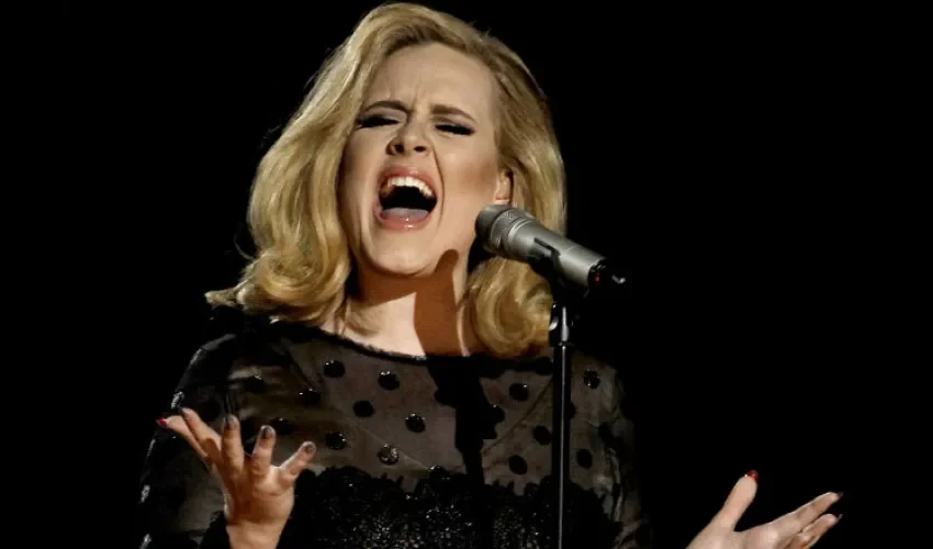 Cantante Adele. 